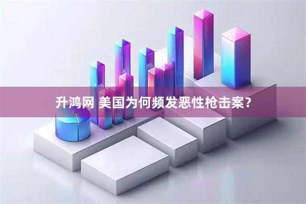 升鸿网 美国为何频发恶性枪击案？
